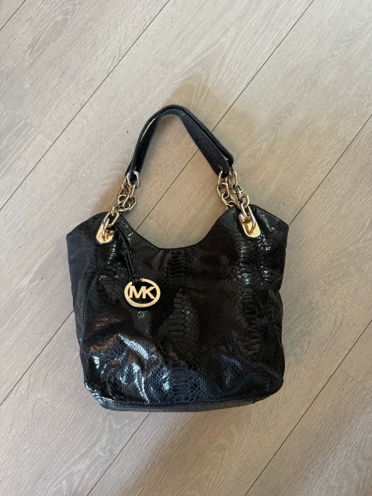 Originele Michael Kors tas, 12 cm breed, Ophalen of Verzenden, Gebruikt, Zwart, Handtas