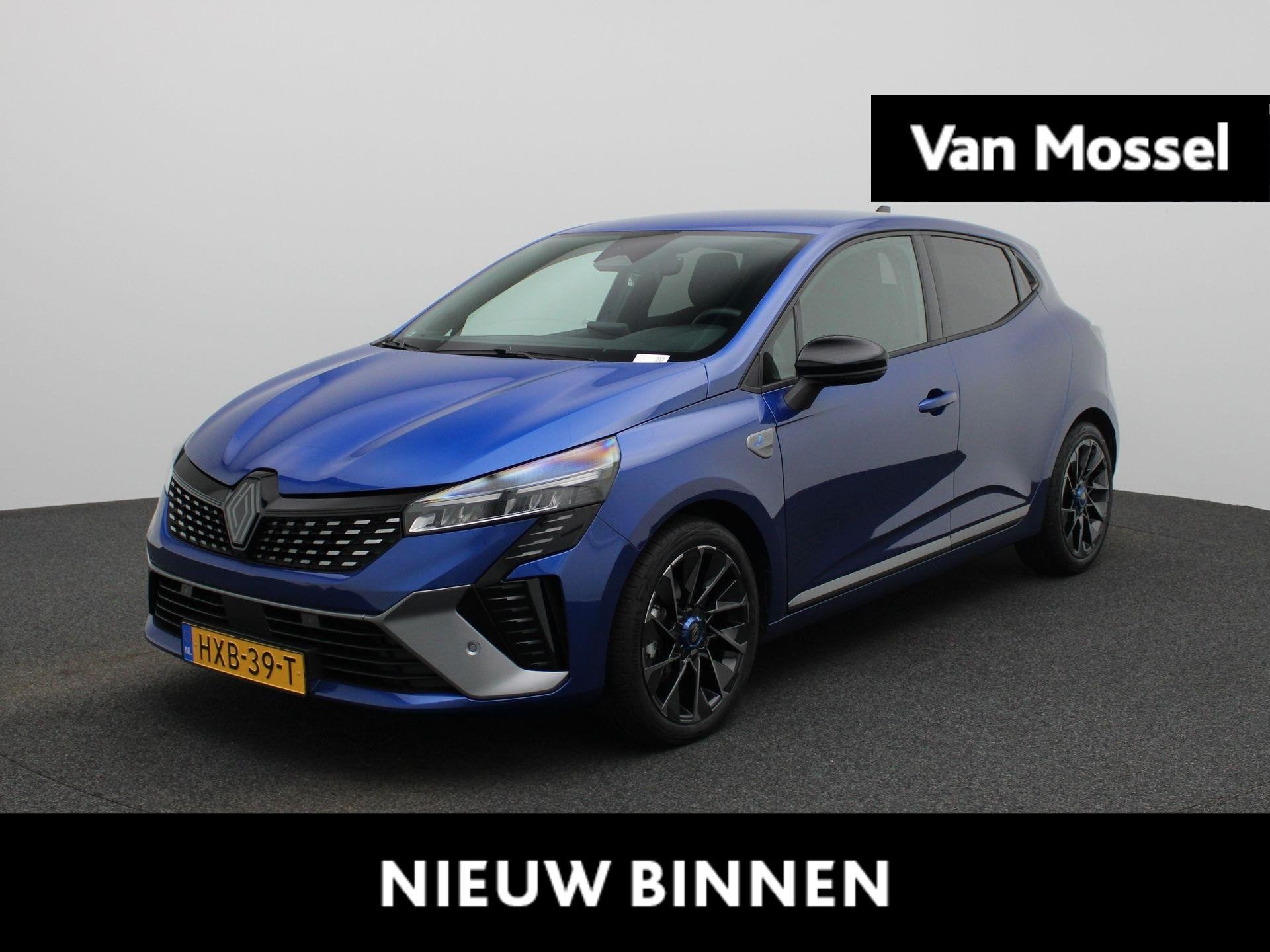 Renault Clio 1.6 E-Tech Full Hybrid 145Pk esprit Alpine | Na, Auto's, Gebruikt, Blauw, Leder en Stof, Origineel Nederlands