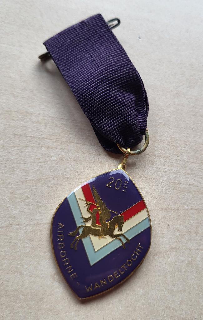 Airborne 20e Wandeltocht medaille Market Garden, Niet vindbaar, Niet vindbaar, Luchtmacht, Nederland