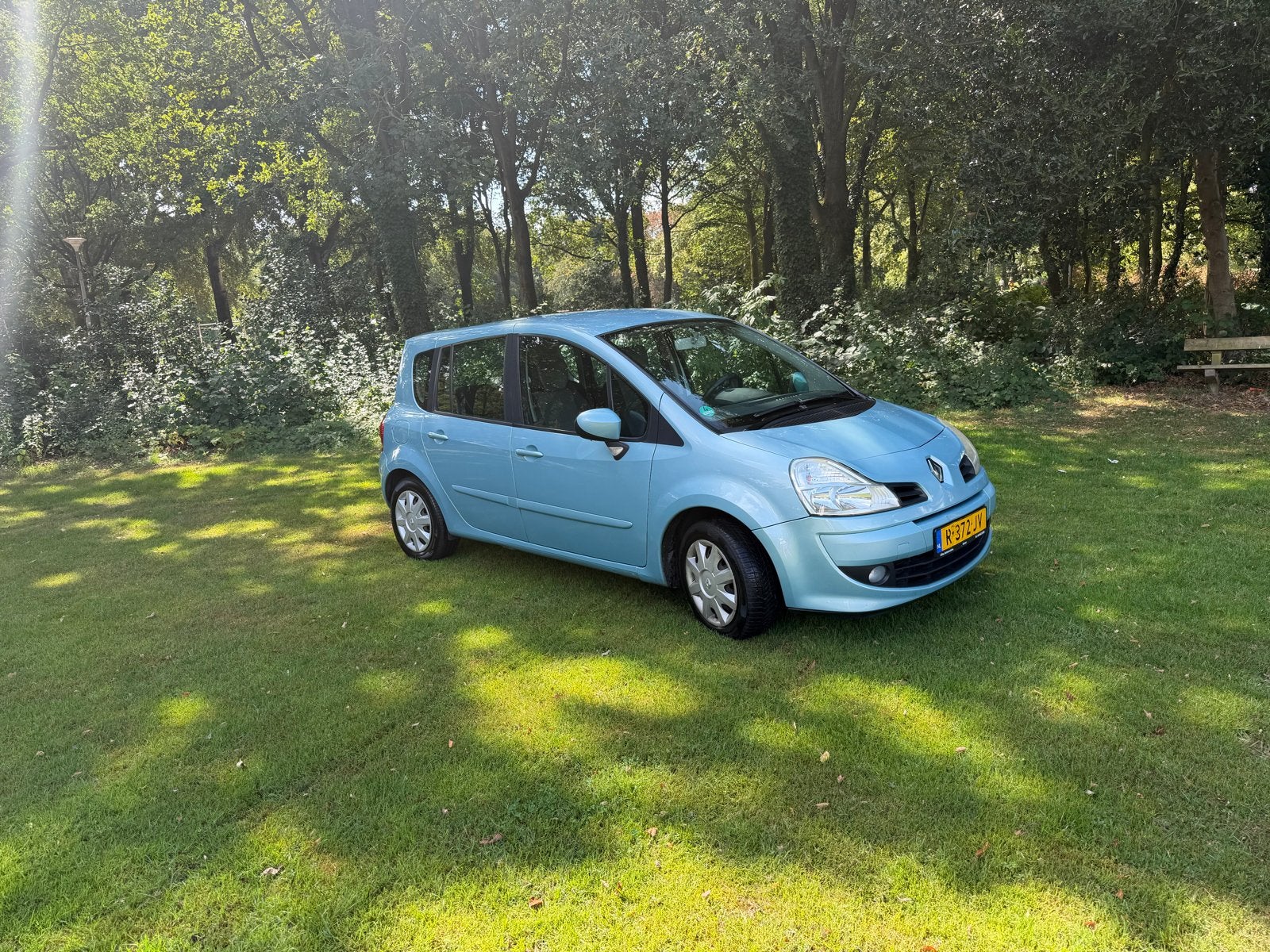 Renault Grand Modus 1.2 TCE 2008 Blauw, Auto's, Voorwielaandrijving, 4 cilinders, Blauw, 100 pk