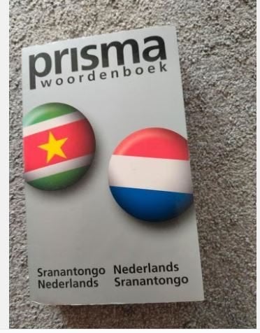 Woordenboek Sranantongo Nederlands en Ned - Sran., Ophalen of Verzenden, Zo goed als nieuw, Prisma of Spectrum