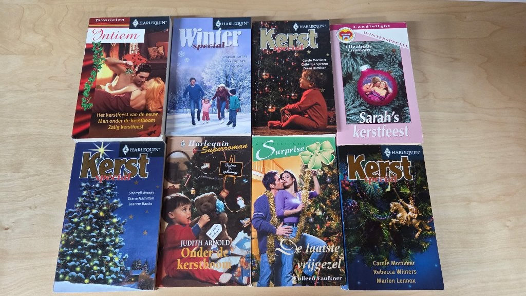 8x Vintage Kerst & Winter Romantische Pockets, Boeken, Ophalen, Gelezen, Diverse auteurs, Nederland