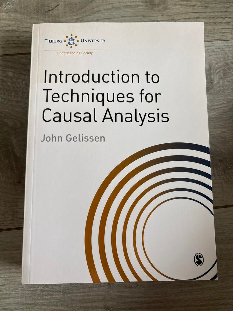 Introduction to Techniques for Causal Analysis - John Geliss, Ophalen of Verzenden, Alpha, Zo goed als nieuw, HBO