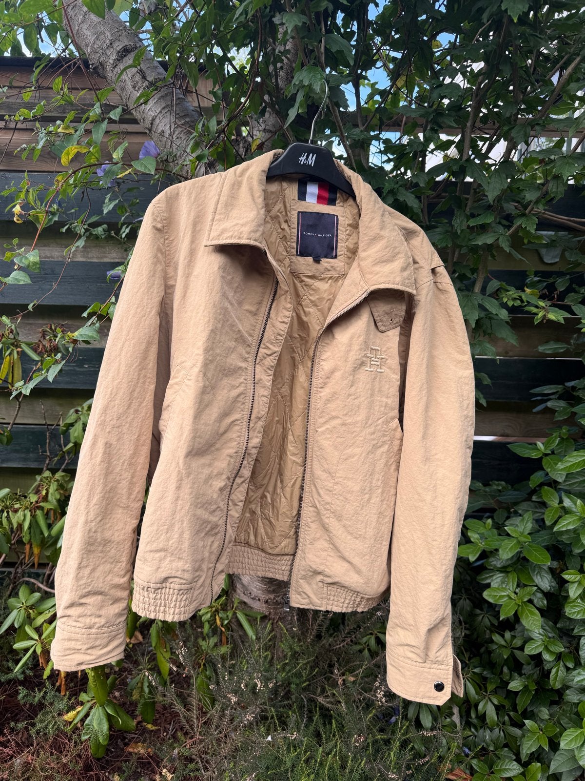 Tommy Hilfiger jas maat M, Ophalen of Verzenden, Gedragen, Maat 48/50 (M), Beige