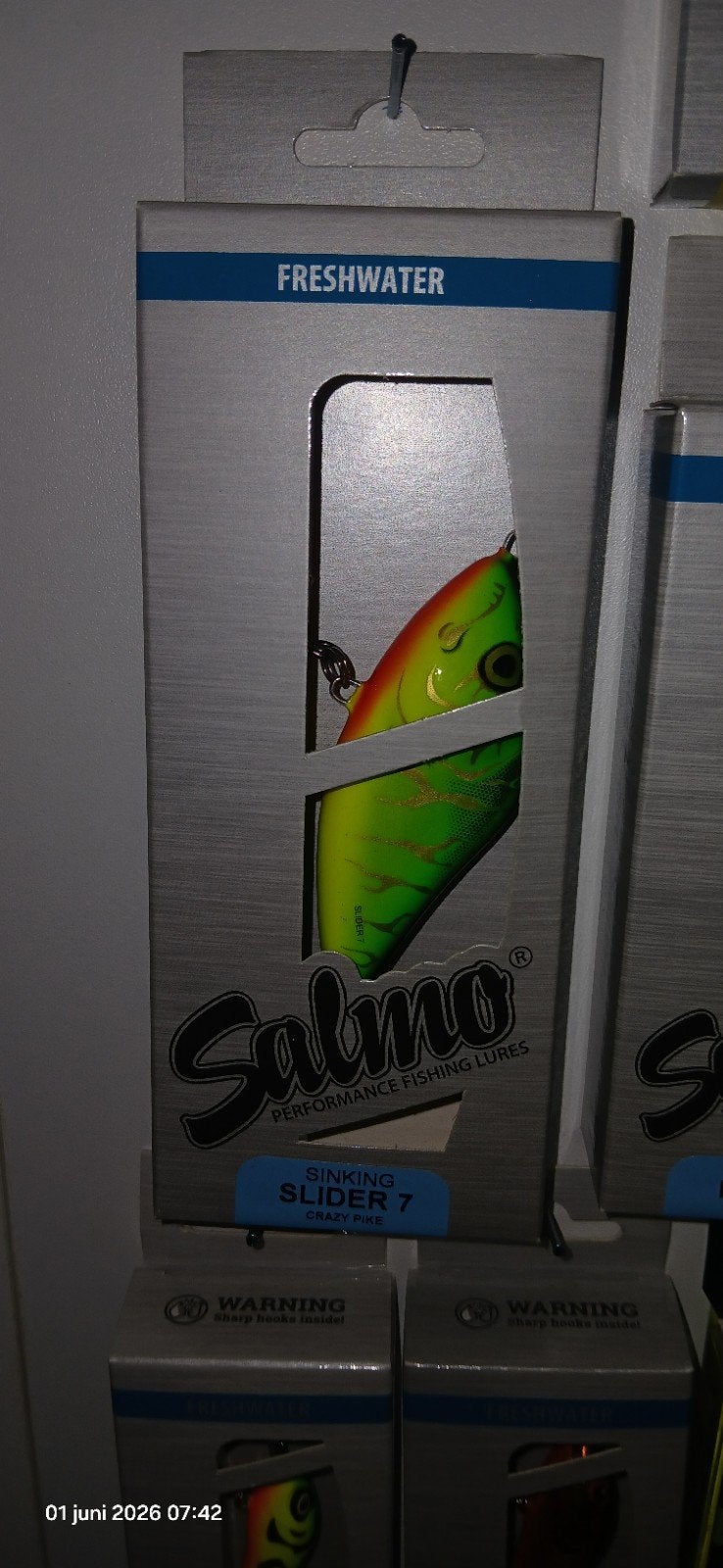 Salmo Slider 7 Limited Edition kleur Crazy Pike, Ophalen of Verzenden, Nieuw, Overige typen