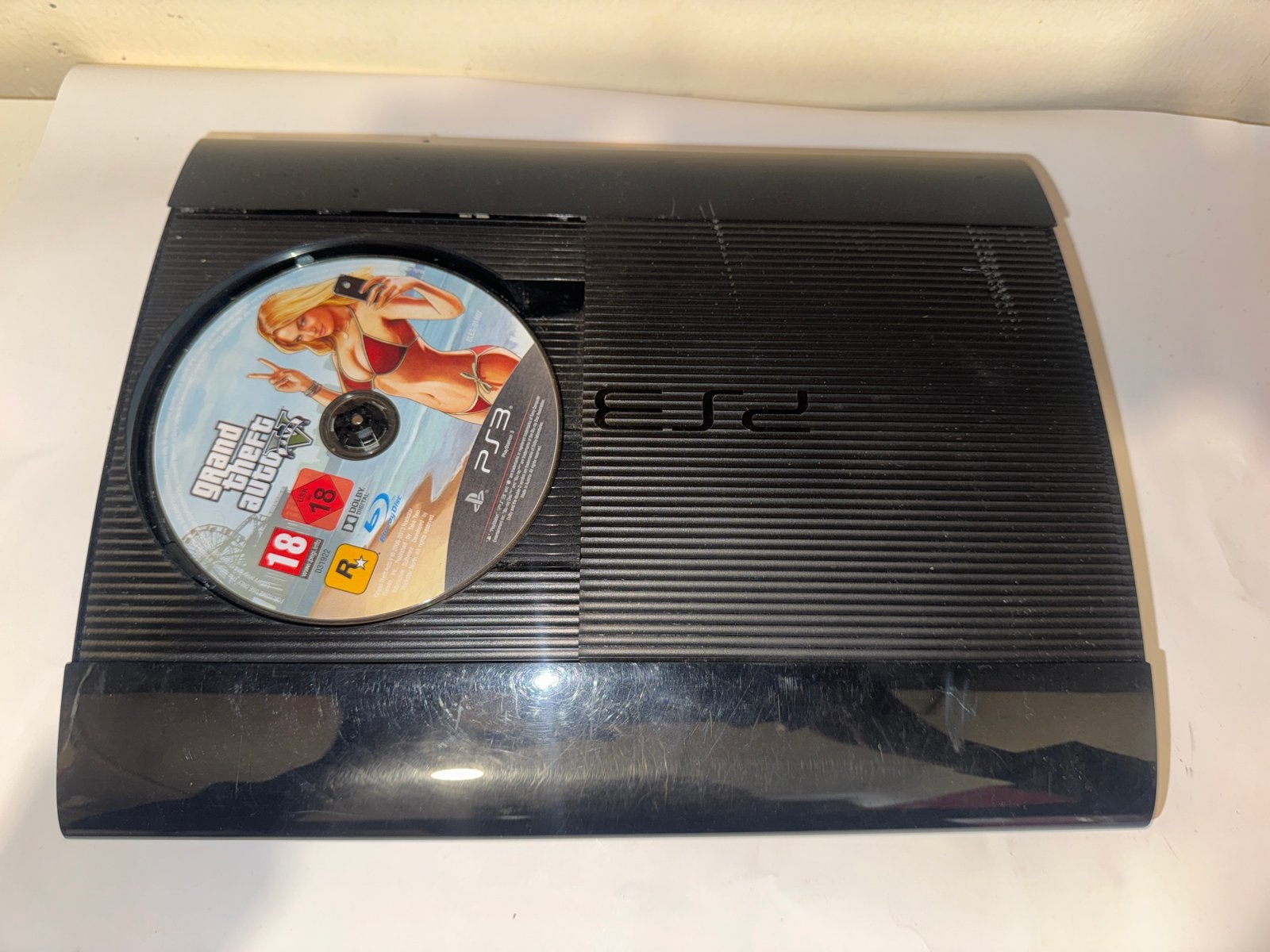 Sony PlayStation 3 Super Slim met GTA V, Spelcomputers en Games, Spelcomputers | Sony PlayStation 3, Super Slim, Zonder controller
