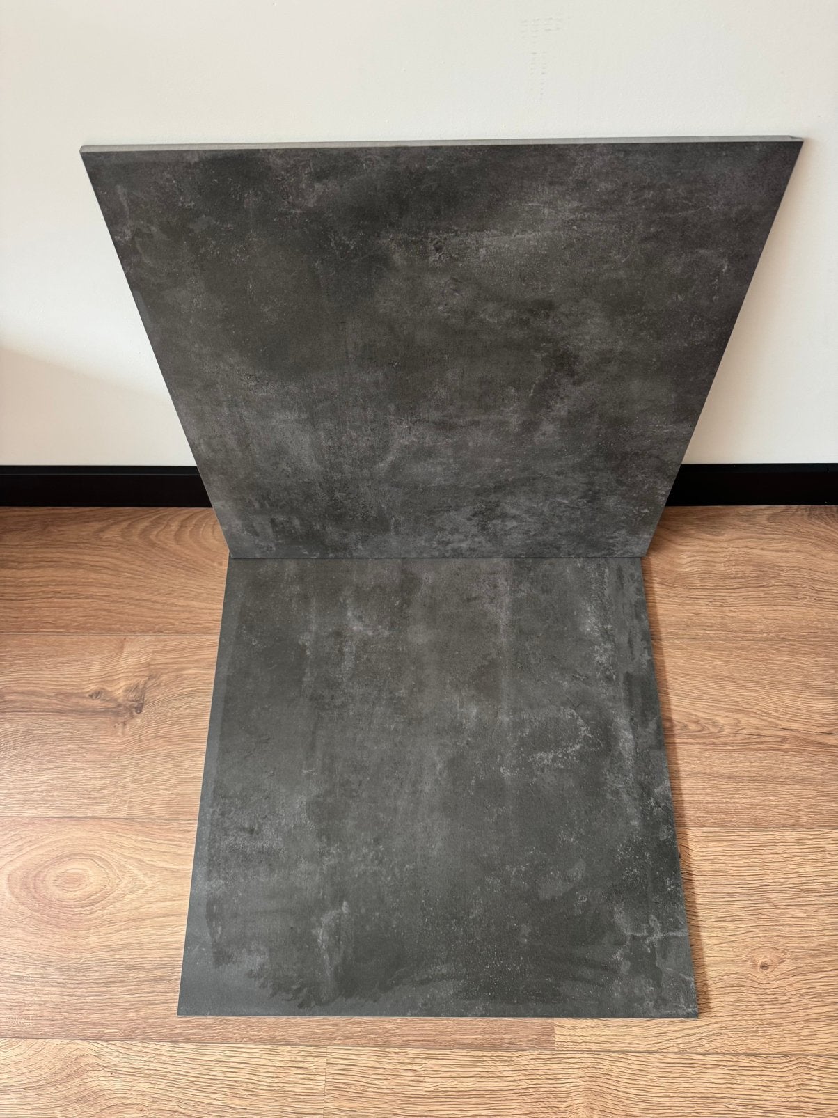 Tegels antraciet 60x60 - 4 stuks, Ophalen, 60 cm of meer, Nieuw, Minder dan 5 m²
