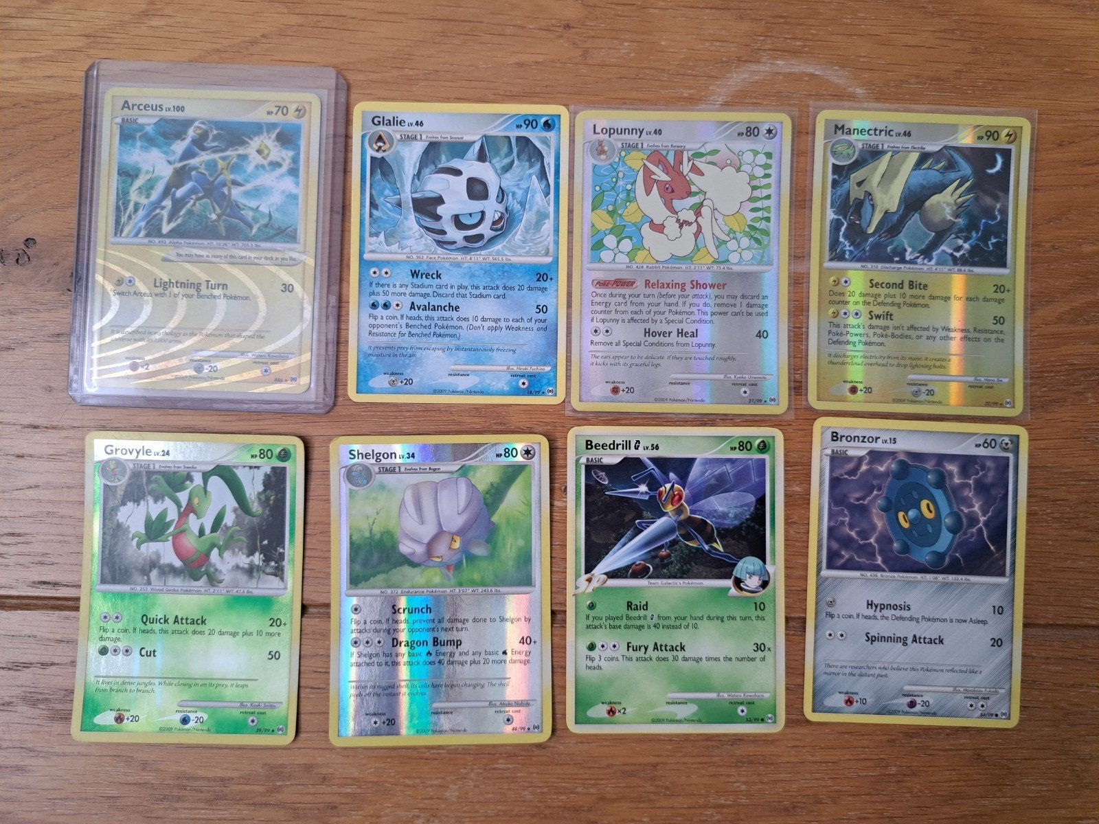 Platinum Arceus set - 2009, Hobby en Vrije tijd, Verzamelkaartspellen | Pokémon, Ophalen of Verzenden, Gebruikt, Meerdere kaarten