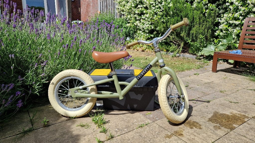 Veloretti Tricycle - 2 -1 loopfiets en driewieler - groen, Ophalen, Gebruikt, Veloretti