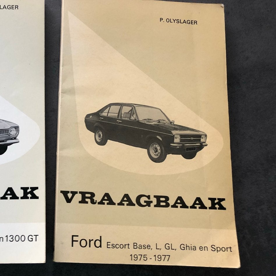 Vraagbaak ford 12m en escort 1975, Ophalen of Verzenden