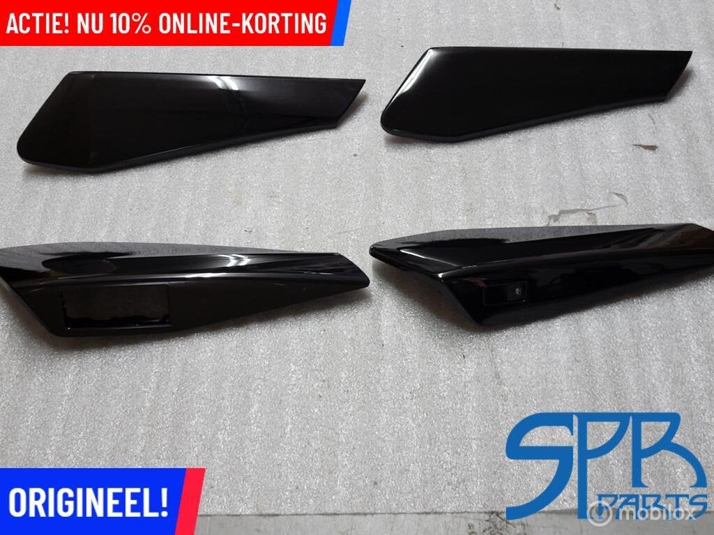 Interieurlijsten set VW ID4 ID.4 HOOGGLANS ZWART DEURPANELEN, Volkswagen, Nieuw, Ophalen of Verzenden, Volkswagen