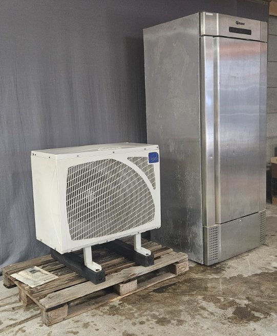 Gram Vriezer RVS Midi 625 Professioneel Silensys CAJ2464Z, Vrieskast, Refurbished, Minder dan 60 cm, Energieklasse A of zuiniger