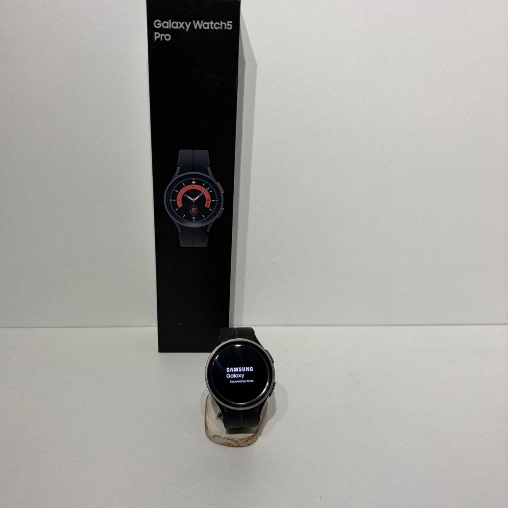 Samsung Galaxy Watch 5 Pro Lte/Gps/Bt/Wifi Compleet in Doos, Gebruikt, Zwart, Ophalen of Verzenden, Samsung