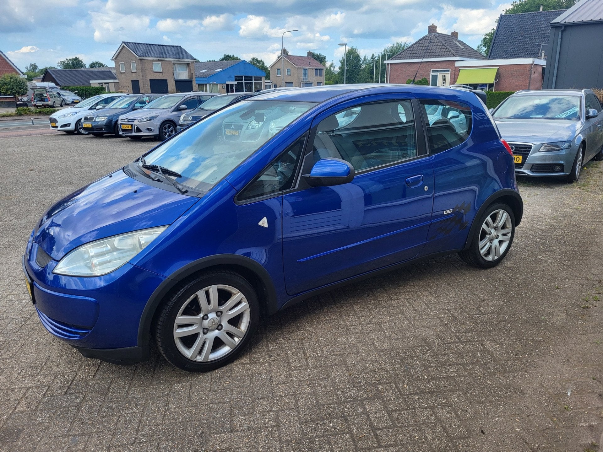 Mitsubishi Colt 1.5-16V "Q - Sportive" 110 Pk (bj 2008), Stof, Gebruikt, 4 cilinders, Blauw