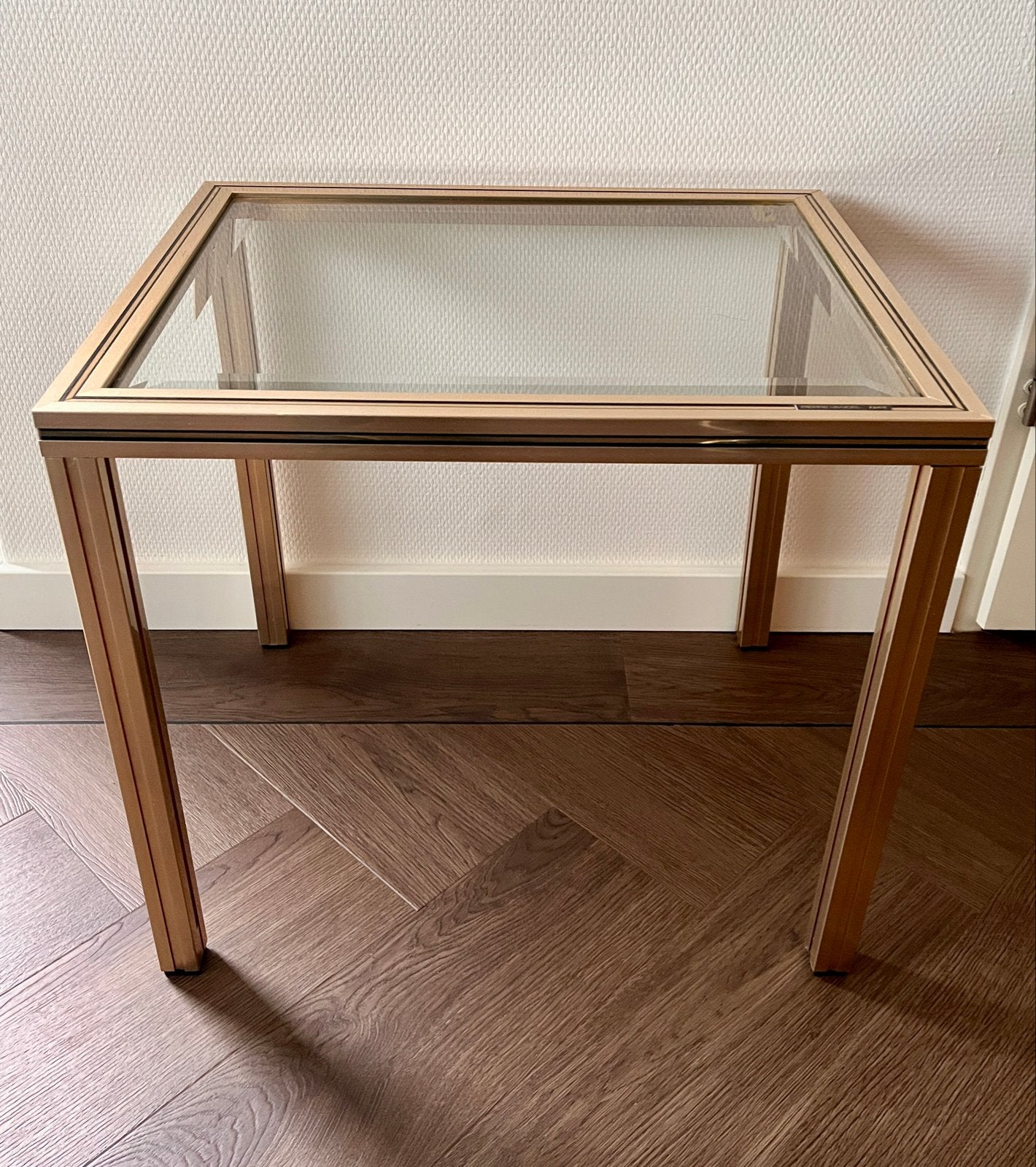 Pierre Vandel Hollywood Regency Bijzettafel Jaren 70/80, Ophalen, Minder dan 45 cm, Minder dan 55 cm, Gebruikt
