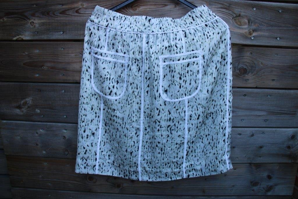Rok creme/ zwart Marccain mt N4 (M/40) Vaste prijs OPRUIMING, Maat 38/40 (M), Beige, Ophalen of Verzenden, Zo goed als nieuw