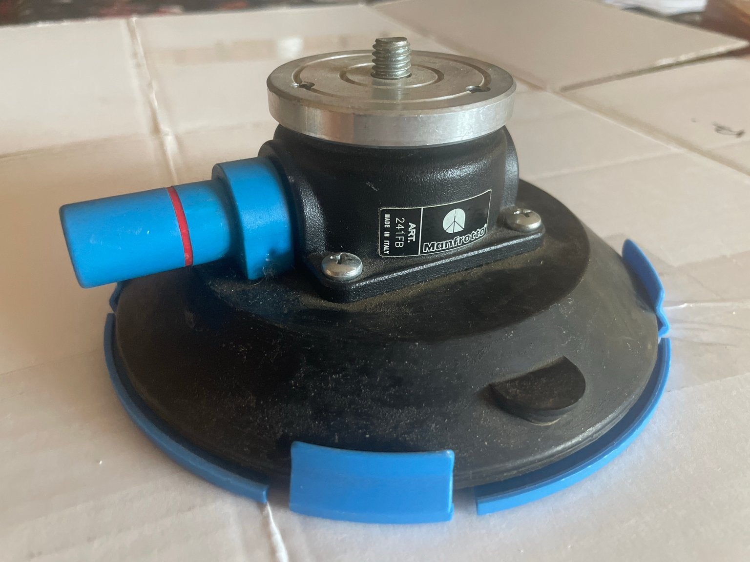 Manfrotto 241FB zuignap met 1/4" schroefdraad, Ophalen of Verzenden, Gebruikt