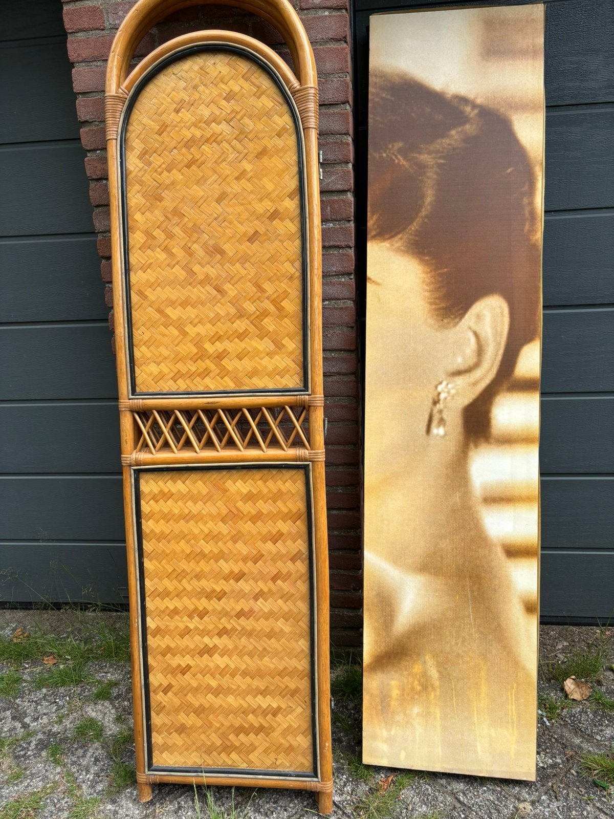 2 prachrige vintage schermen, Ophalen, Zo goed als nieuw