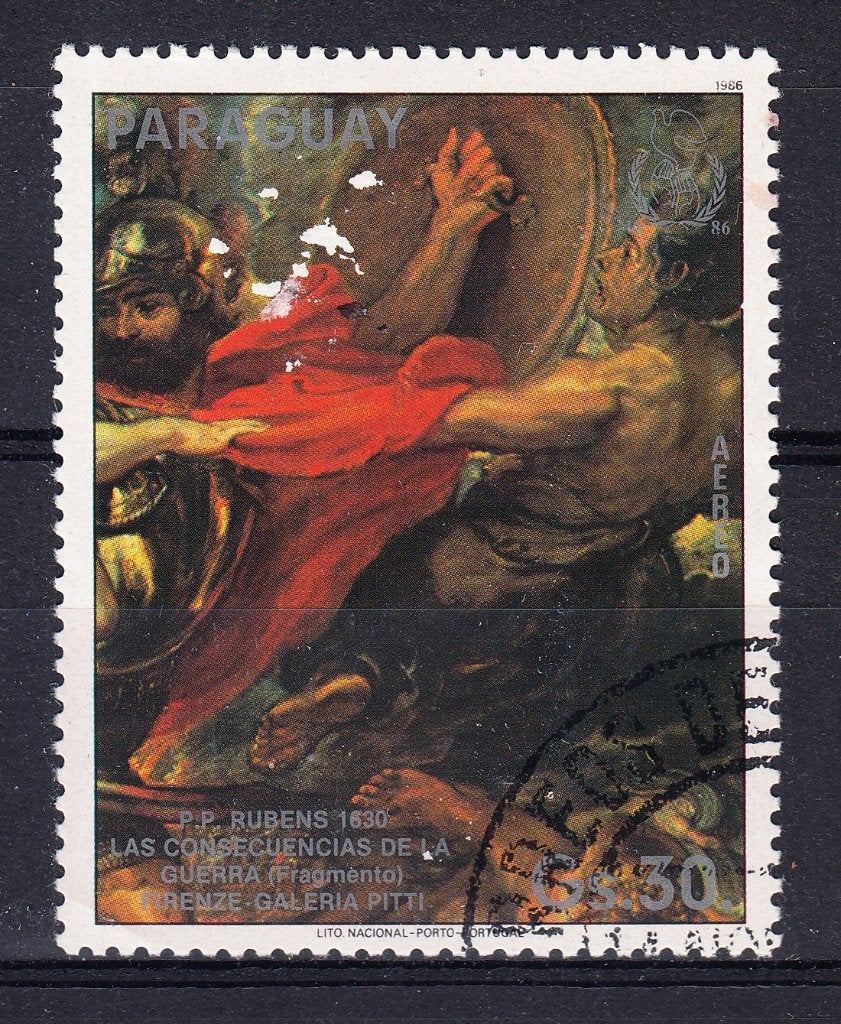 4149 - Paraguay michel 4046 gestempeld , Internationaal jaar, Verzenden, Gestempeld, Zuid-Amerika