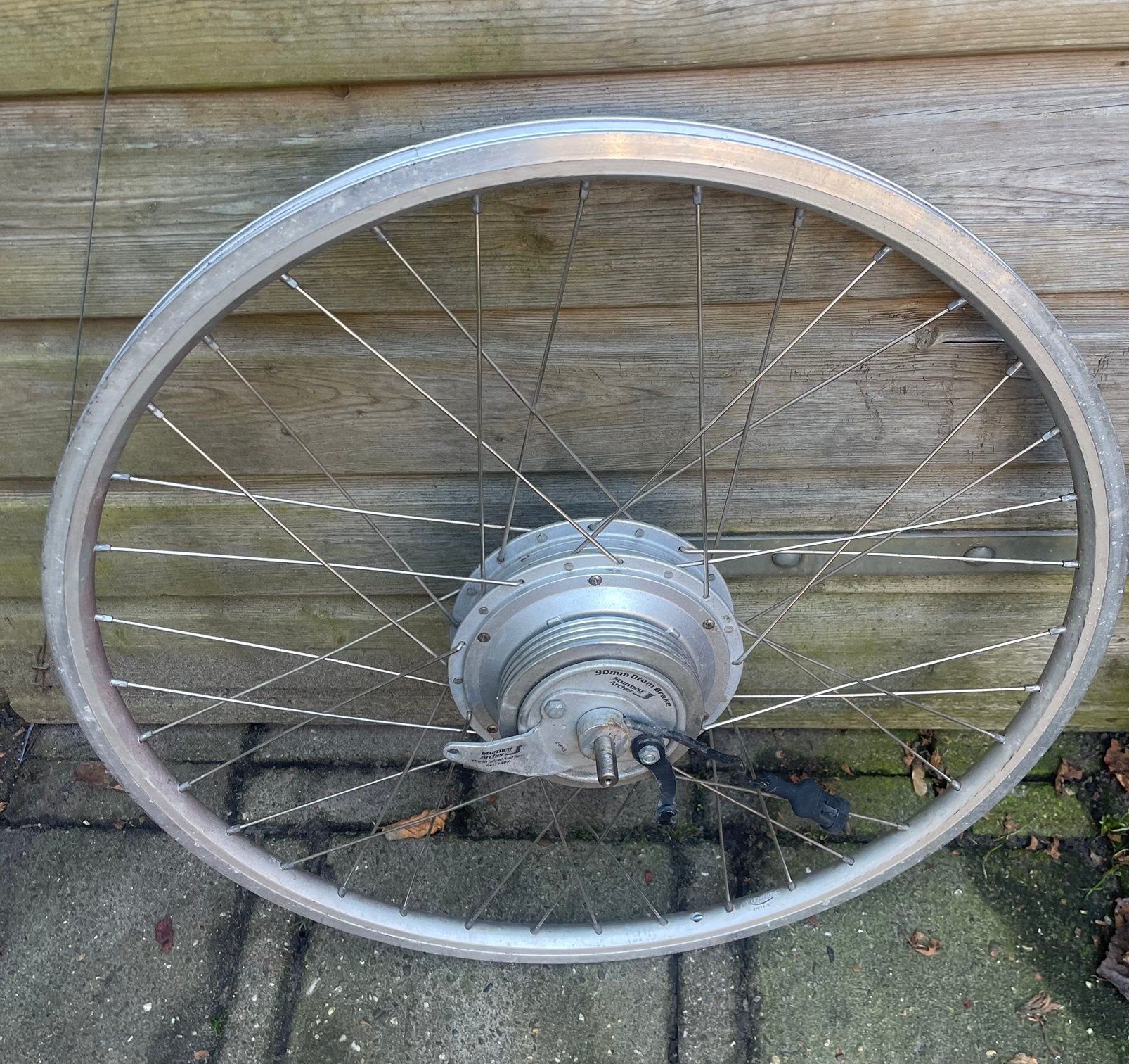 Elektronische achterwiel, Ophalen, Gebruikt, Elektrische fiets, Aluminium