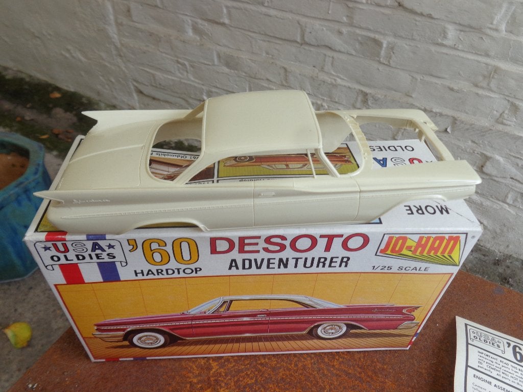 Jo-Han bouwdoos Desoto '60 1/25, Hobby en Vrije tijd, Overige merken, Auto, Groter dan 1:32, Nieuw