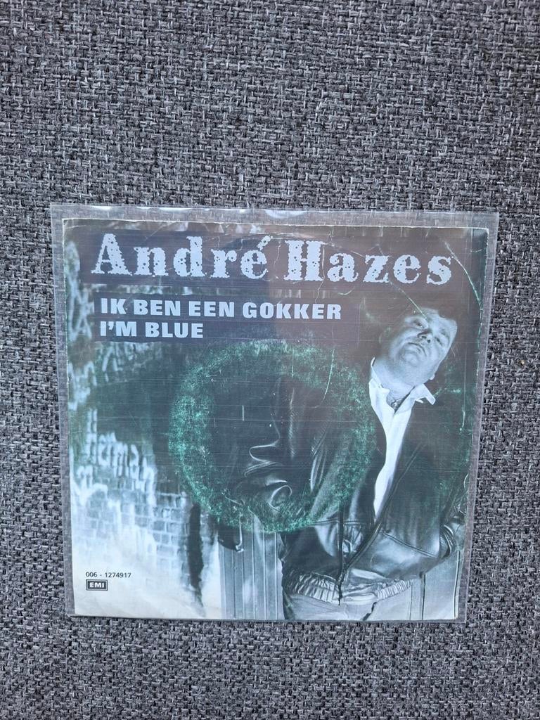 André Hazes - Ik Ben Een Gokker / I'M Blue (1989), Cd's en Dvd's, Vinyl | Nederlandstalig, Gebruikt, 7 inch, 1980 - 1989, Ophalen of Verzenden
