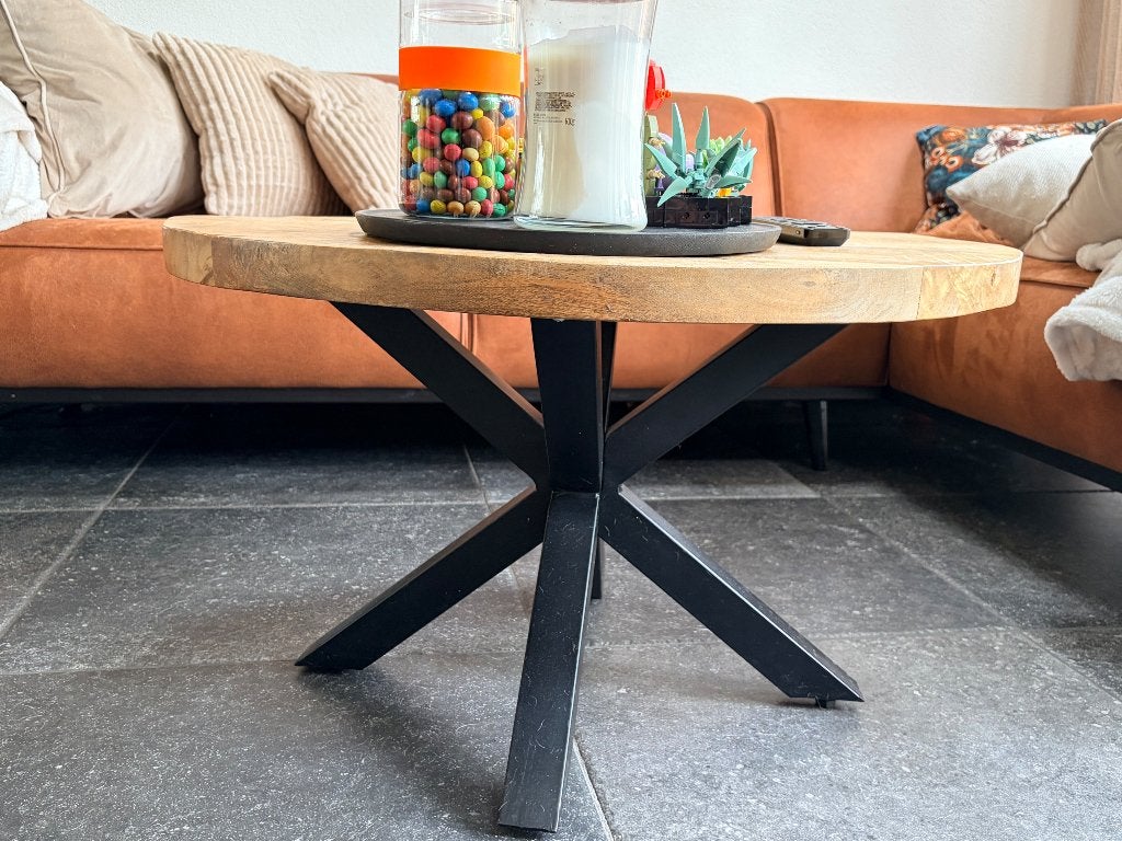 Salontafel, Huis en Inrichting, Tafels | Salontafels, Ophalen, Gebruikt, 50 tot 100 cm, Rond