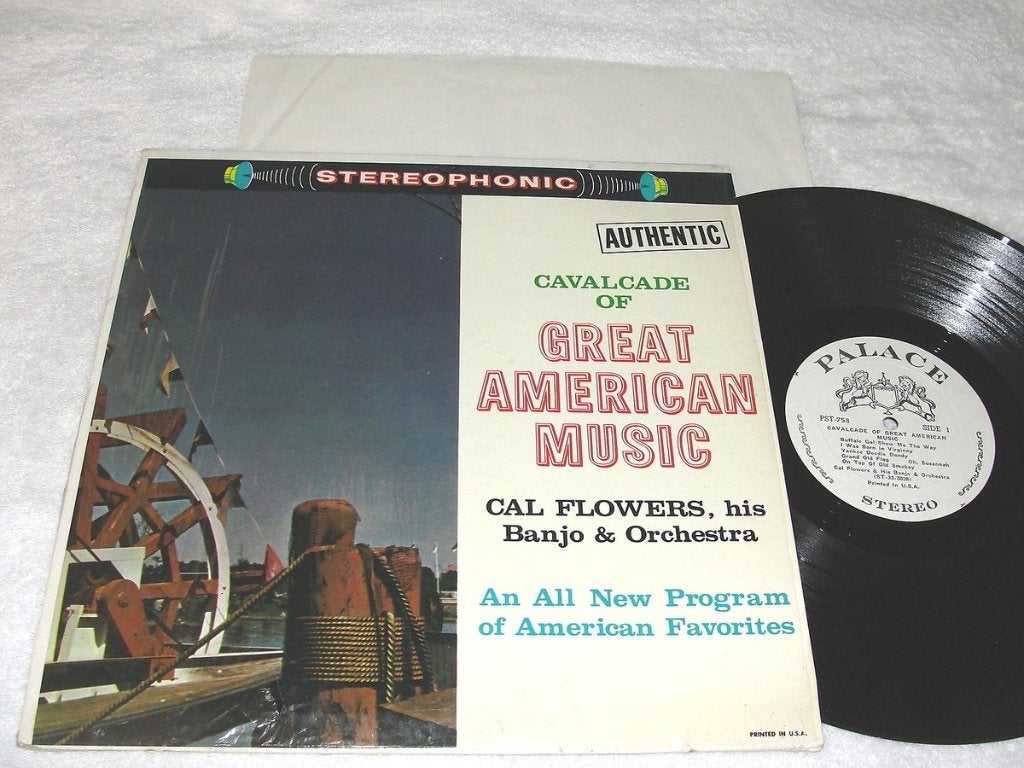 Cal Flowers, His Banjo & Orchestra Great American Music (LP), LP, Gebruikt, Ophalen of Verzenden, 12 inch