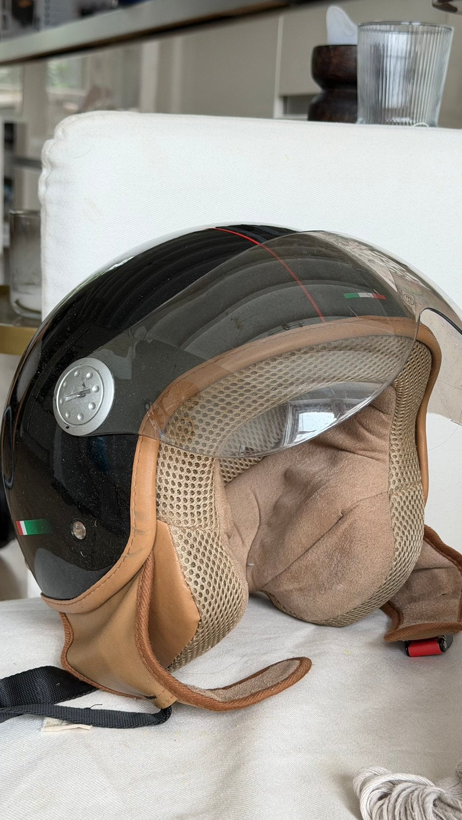 BEON scooter helm, Fietsen en Brommers, Brommerhelmen, Ophalen of Verzenden, Gebruikt