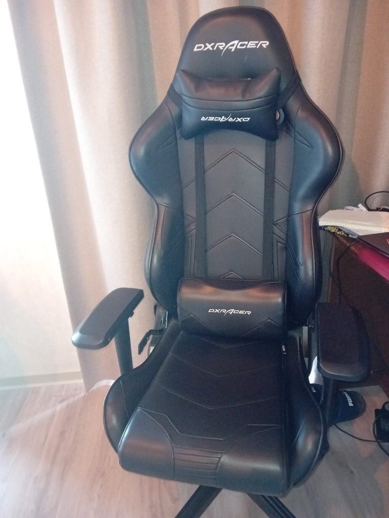 DXRacer gaming stoel, Ophalen, Gebruikt, Zwart, Gaming bureaustoel