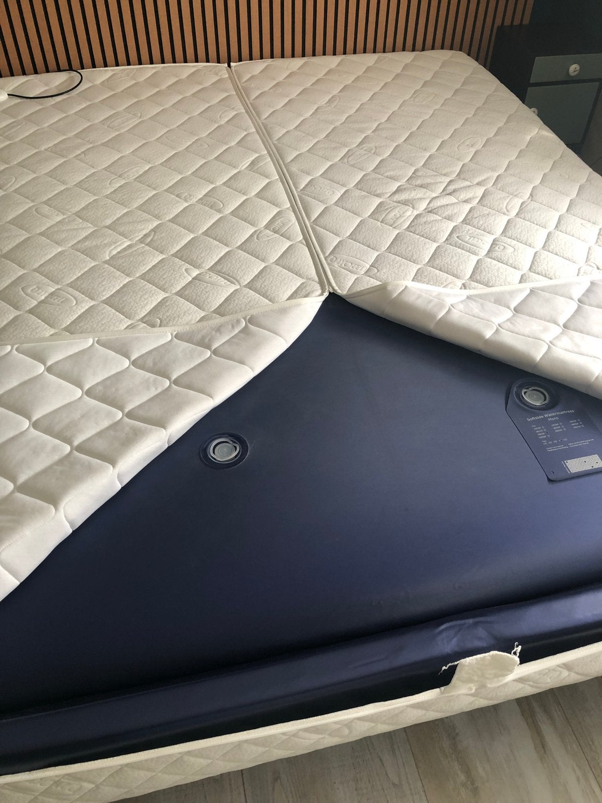 Mooi waterbed 180x200, zo goed als nieuw, Huis en Inrichting, Ophalen, Tweepersoons, Zo goed als nieuw, 180 cm