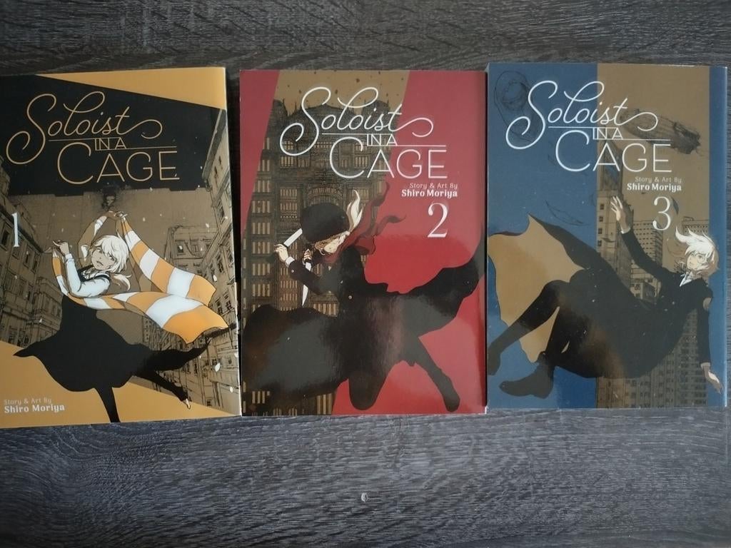 Soloist in a Cage Manga - Deel 1, 2 en 3 (compleet), Complete serie of reeks, Shiro Moriya, Ophalen of Verzenden, Zo goed als nieuw