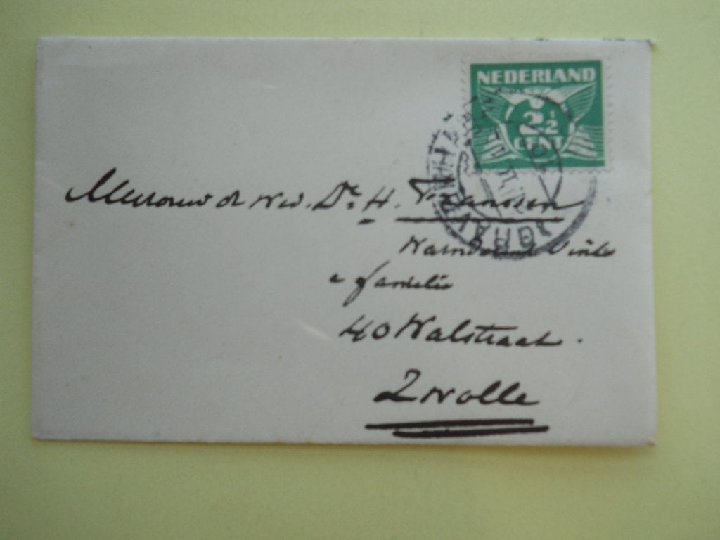 Nederland 1925 Brief Vliegende duif gestempeld s'Gravenhage, Ophalen of Verzenden, Envelop