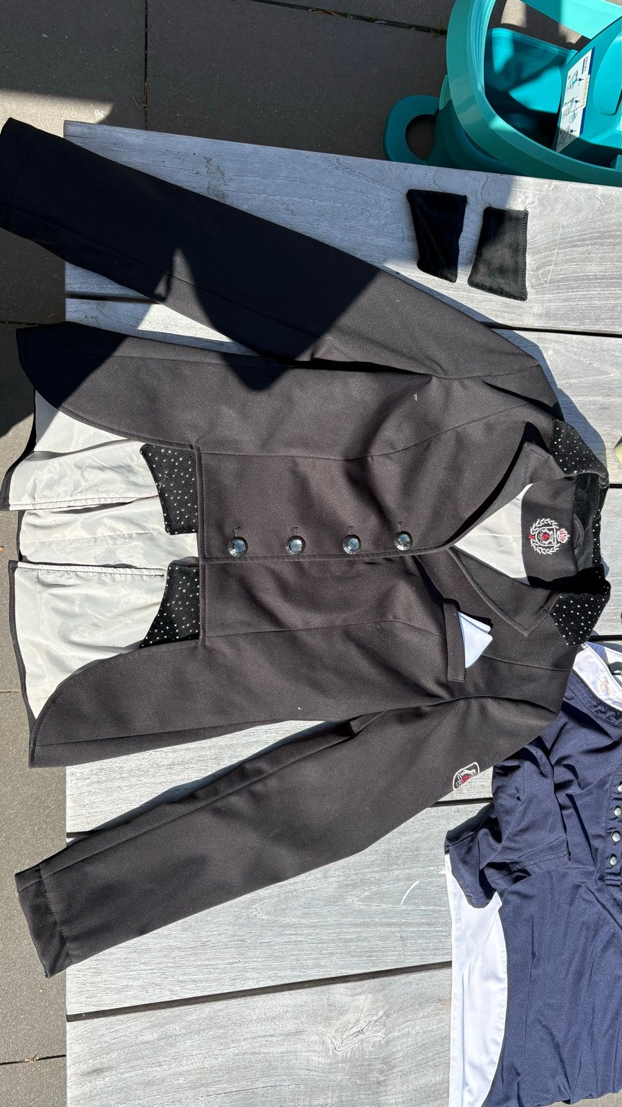 Fairplay wedstrijdjasje maat 40, Dieren en Toebehoren, Paardrijkleding, Ophalen, Zo goed als nieuw, Dressuur, Bovenkleding