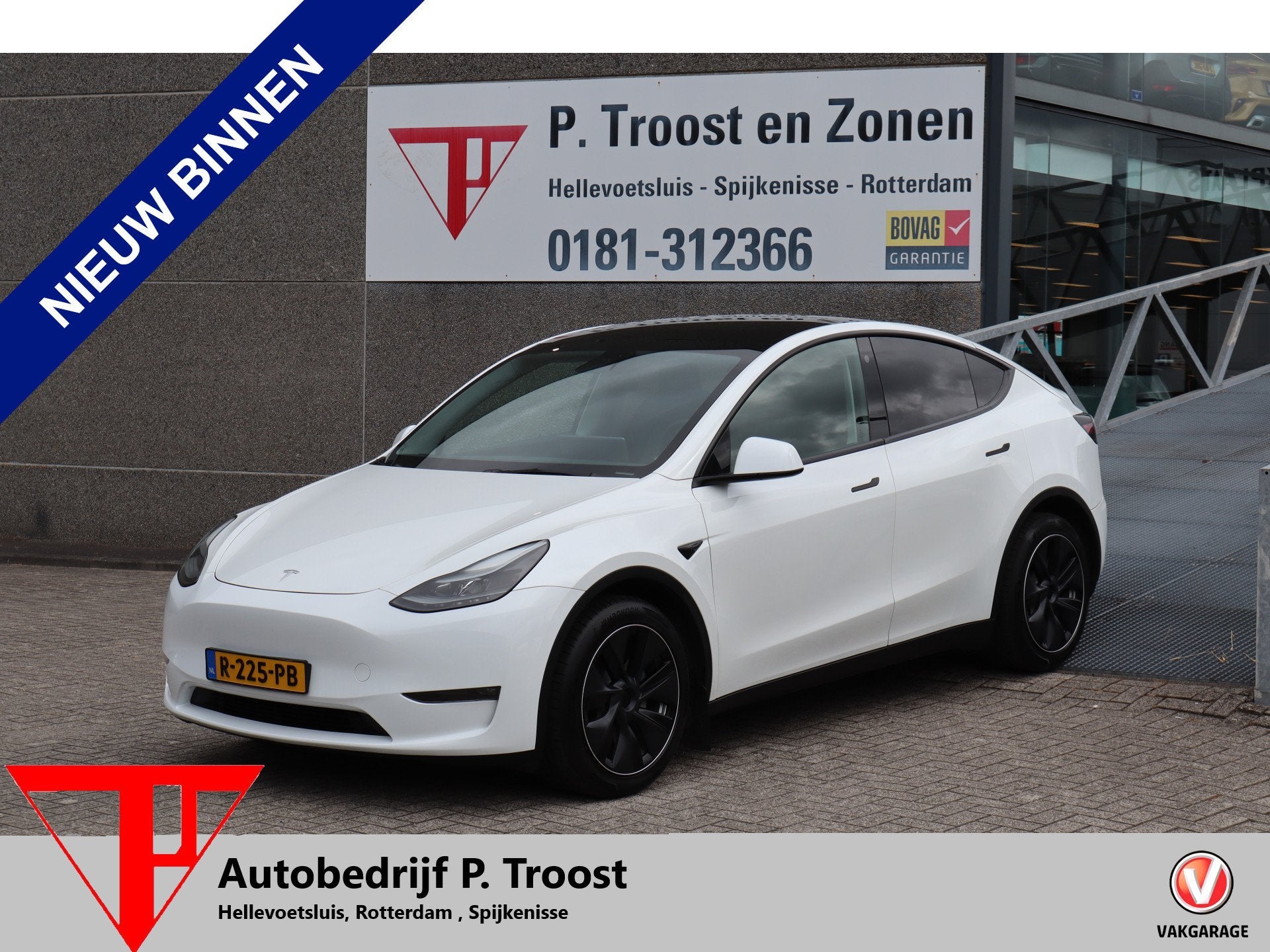Tesla Model Y Long Range AWD 75 kWh Enhanced Autopilot 93% S, Auto's, Automaat, 12 maanden, Gebruikt, Zwart
