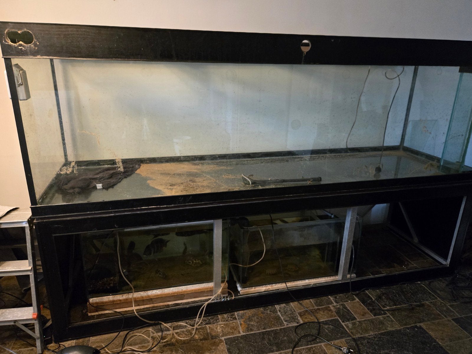 groot aquarium 250x70x70, Dieren en Toebehoren, Ophalen, 75 tot 110 cm, Kooi, Minder dan 60 cm