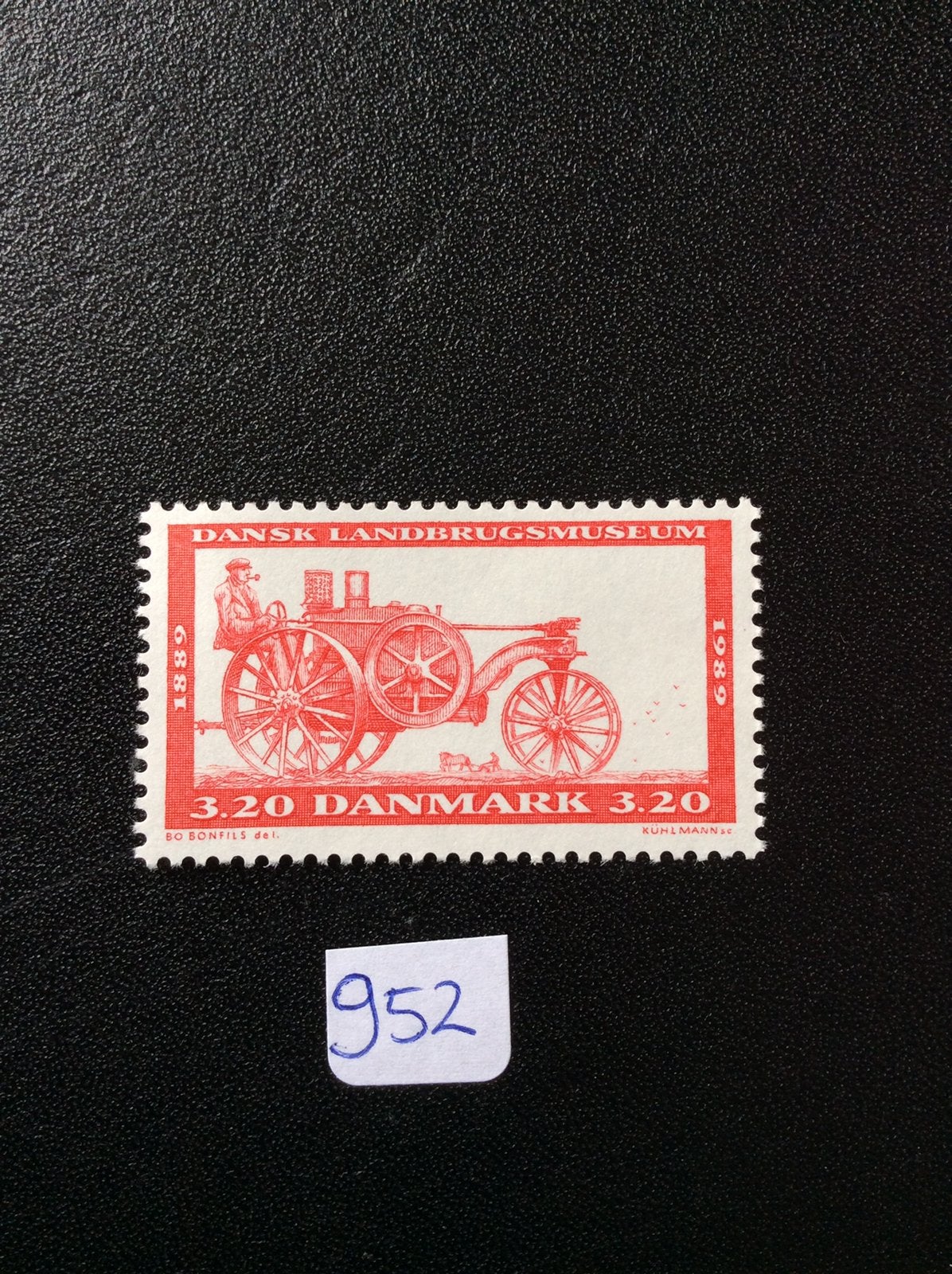 Denemarken postzegel 1989 pfr Mi 953, Ophalen of Verzenden, Denemarken, Postfris