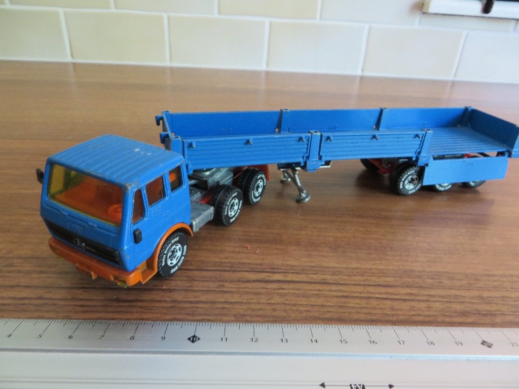 Siku Mercedes Benz NG oplegger, Ophalen of Verzenden, Gebruikt, Bus of Vrachtwagen, SIKU
