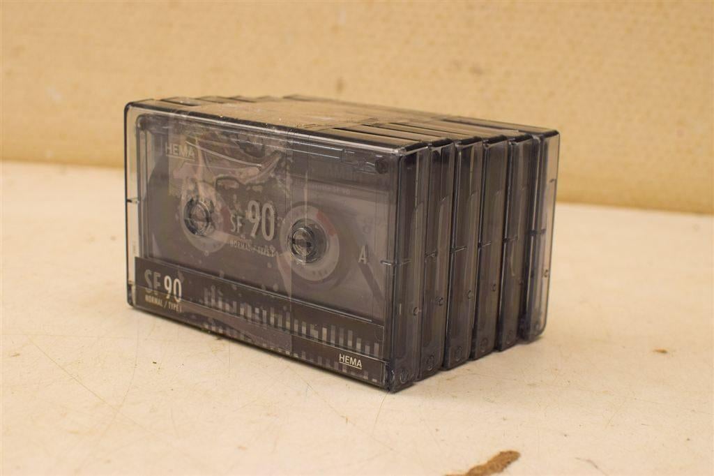 6 stuks Hema Cassettebandjes 45135, Ophalen of Verzenden, Gebruikt, Overige genres, 1 bandje