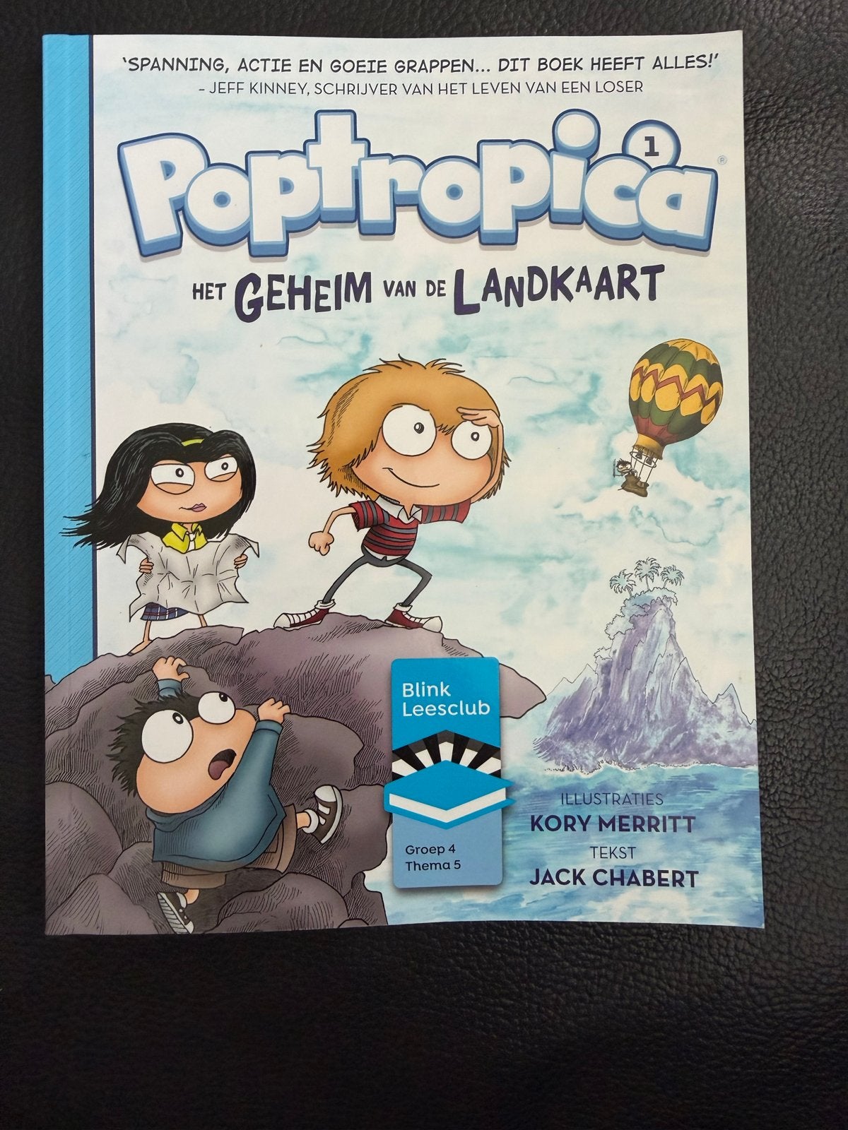 Poptropica 1: Het Geheim van de Landkaart - Avontuurlijk Boe, Boeken, Ophalen of Verzenden, Zo goed als nieuw, Fictie algemeen