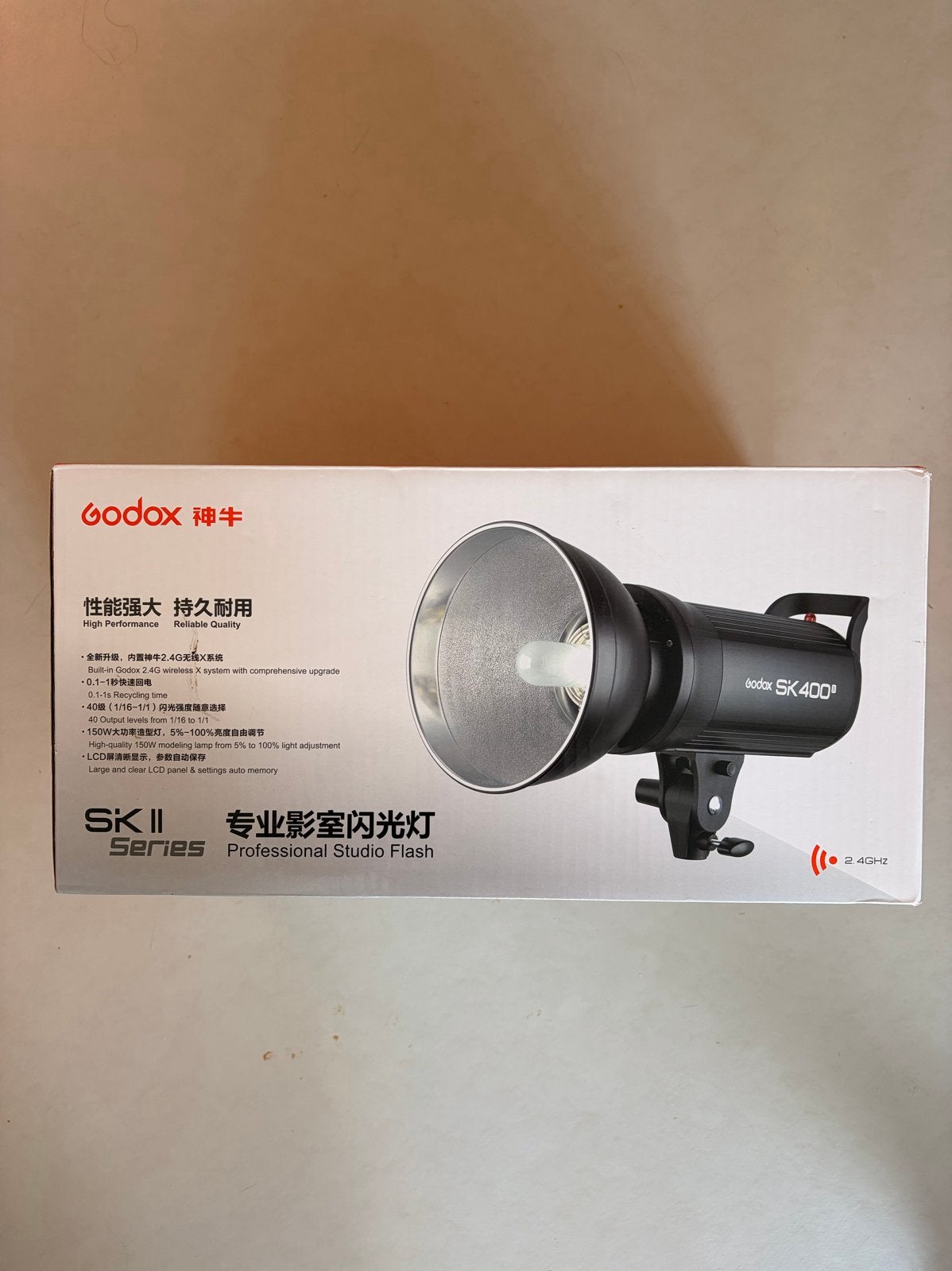 Godox SK400II Studioflitser - Professionele Studio Flash, Ophalen, Zo goed als nieuw, Studioflitser, Draadloos