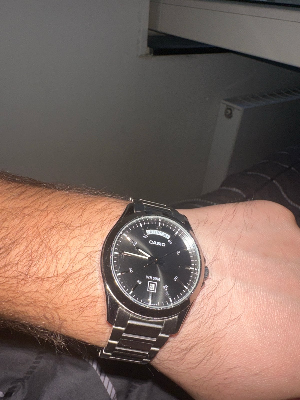 Casio Polshorloge - Stijlvol en Functioneel, Casio, Gebruikt, Staal, Polshorloge