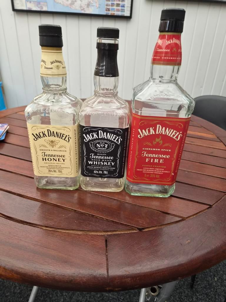 Lege jack daniel's flessen, Ophalen, Verpakking