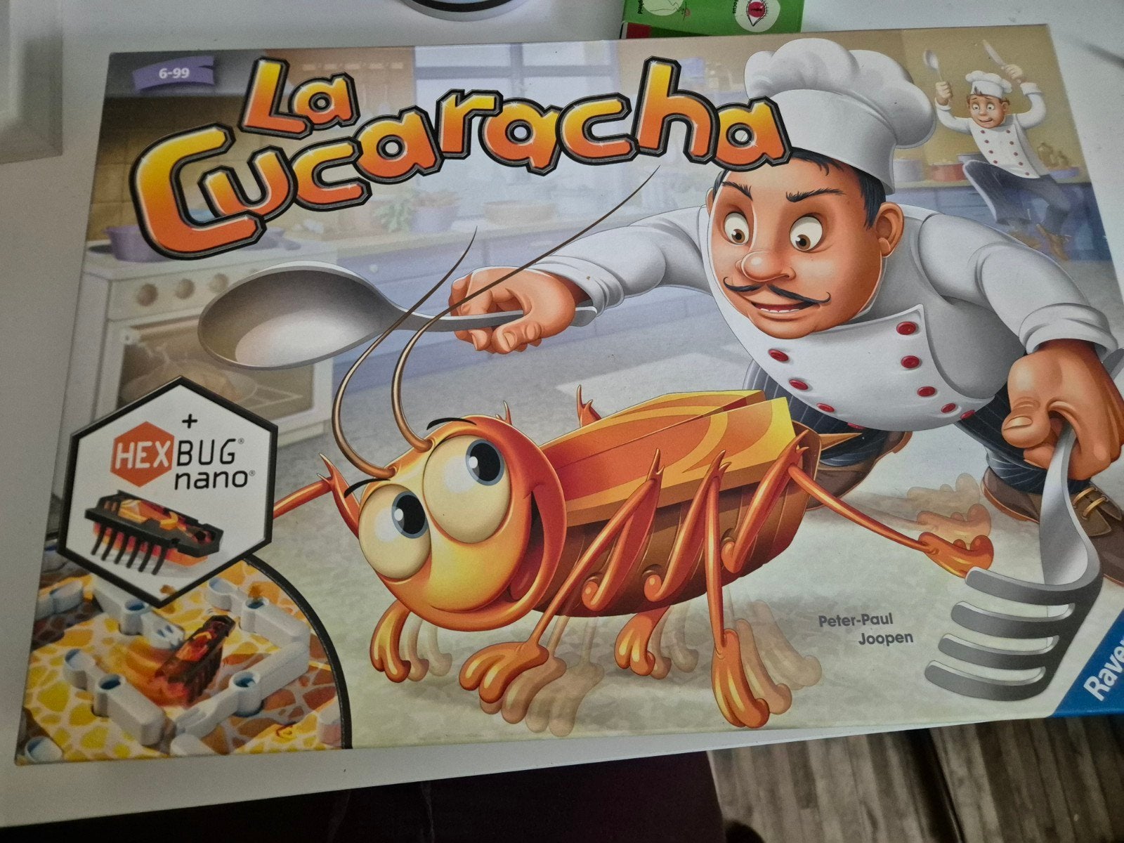 Spel La Cucaracha, Ophalen, Gebruikt