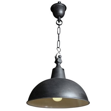 Twee Industriele lampen, Ophalen, Gebruikt, Metaal, Industrieel