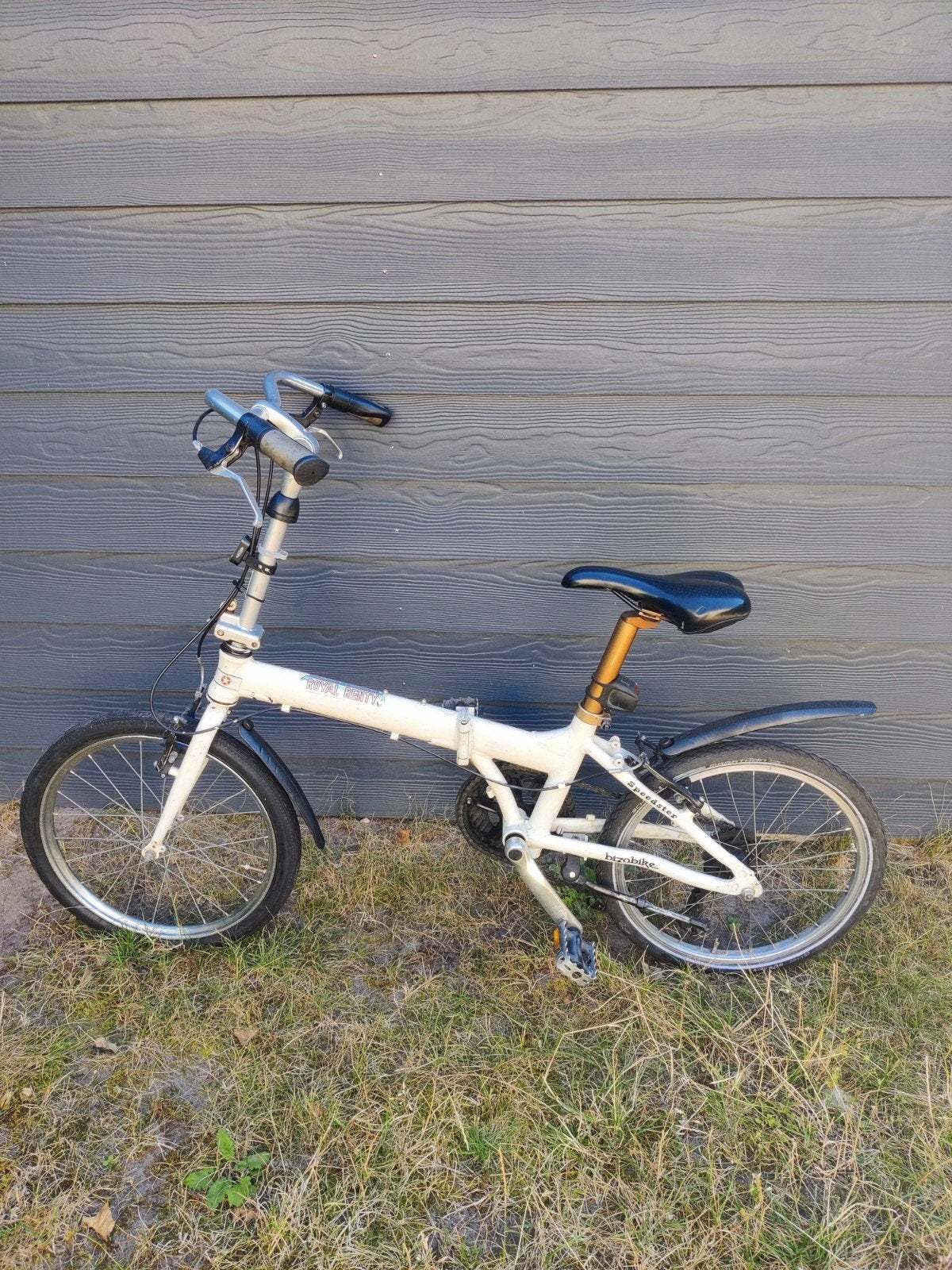 Vouwfiets 20 inch Royal Twenty wit gebruikt, 20 inch of meer, Gebruikt, Heren, Deels opvouwbaar