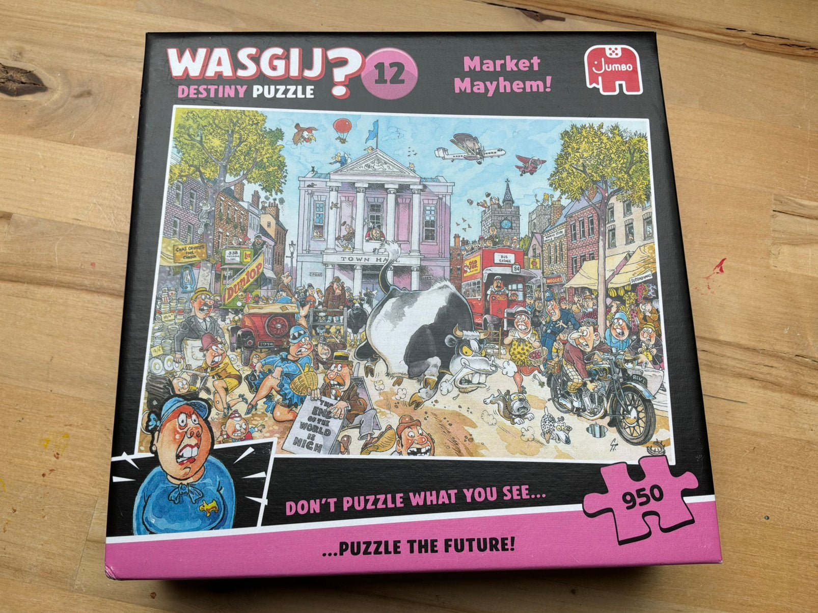 Wasgij puzzel nummer 32, Ophalen, 500 t/m 1500 stukjes, Zo goed als nieuw, Legpuzzel