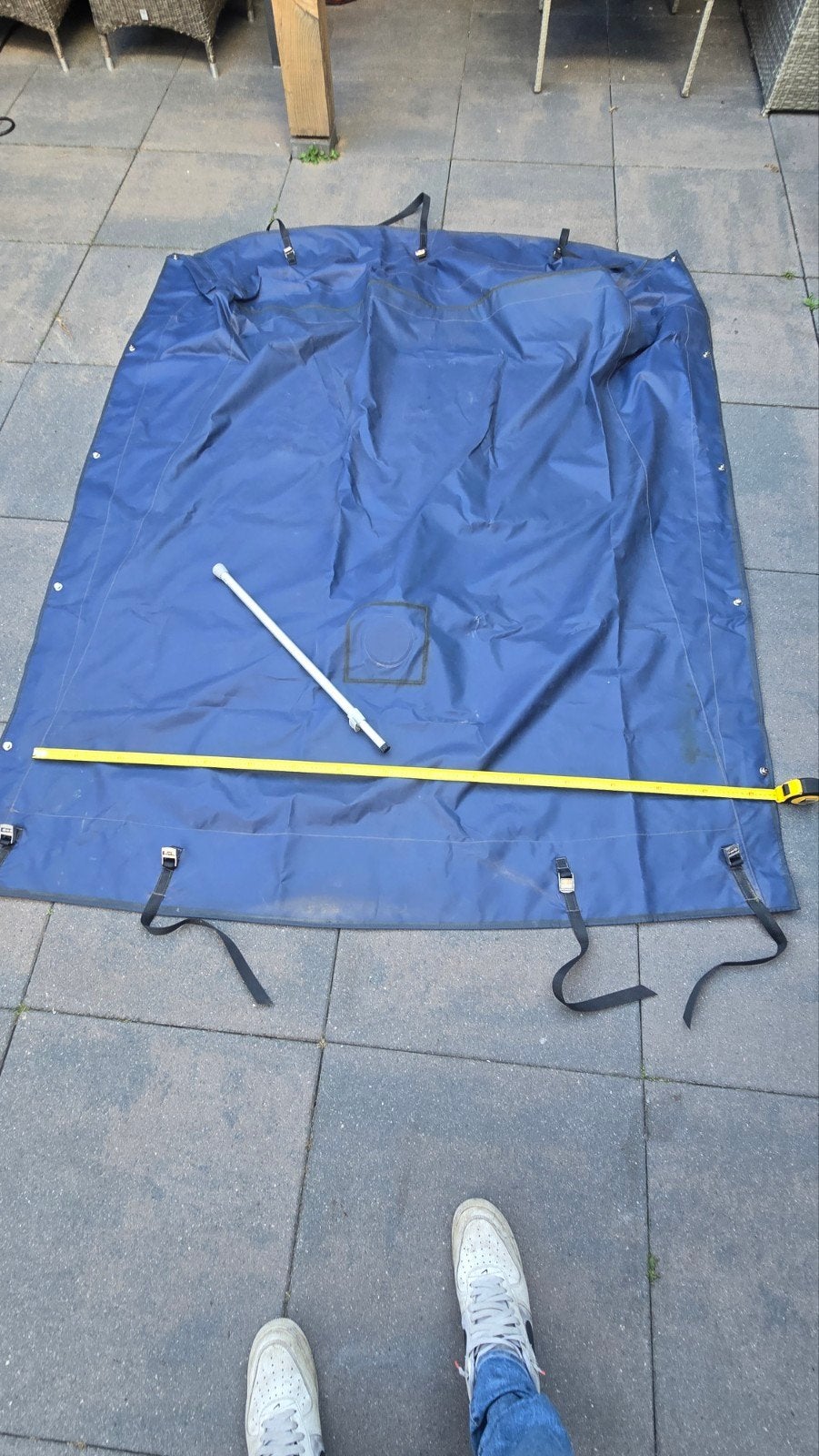 Dekzeil voor speedboot - 180x160 cm, Ophalen of Verzenden, Gebruikt, Overige typen