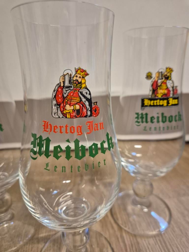 Hertog jan Meibock glazen, Ophalen of Verzenden, Glas of Glazen, Hertog Jan