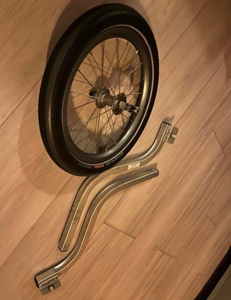 Thule Jogging Kit CX2 2014, Fietsen en Brommers, Fietsaccessoires | Aanhangers en Karren, Ophalen of Verzenden, Gebruikt, Kinderkar